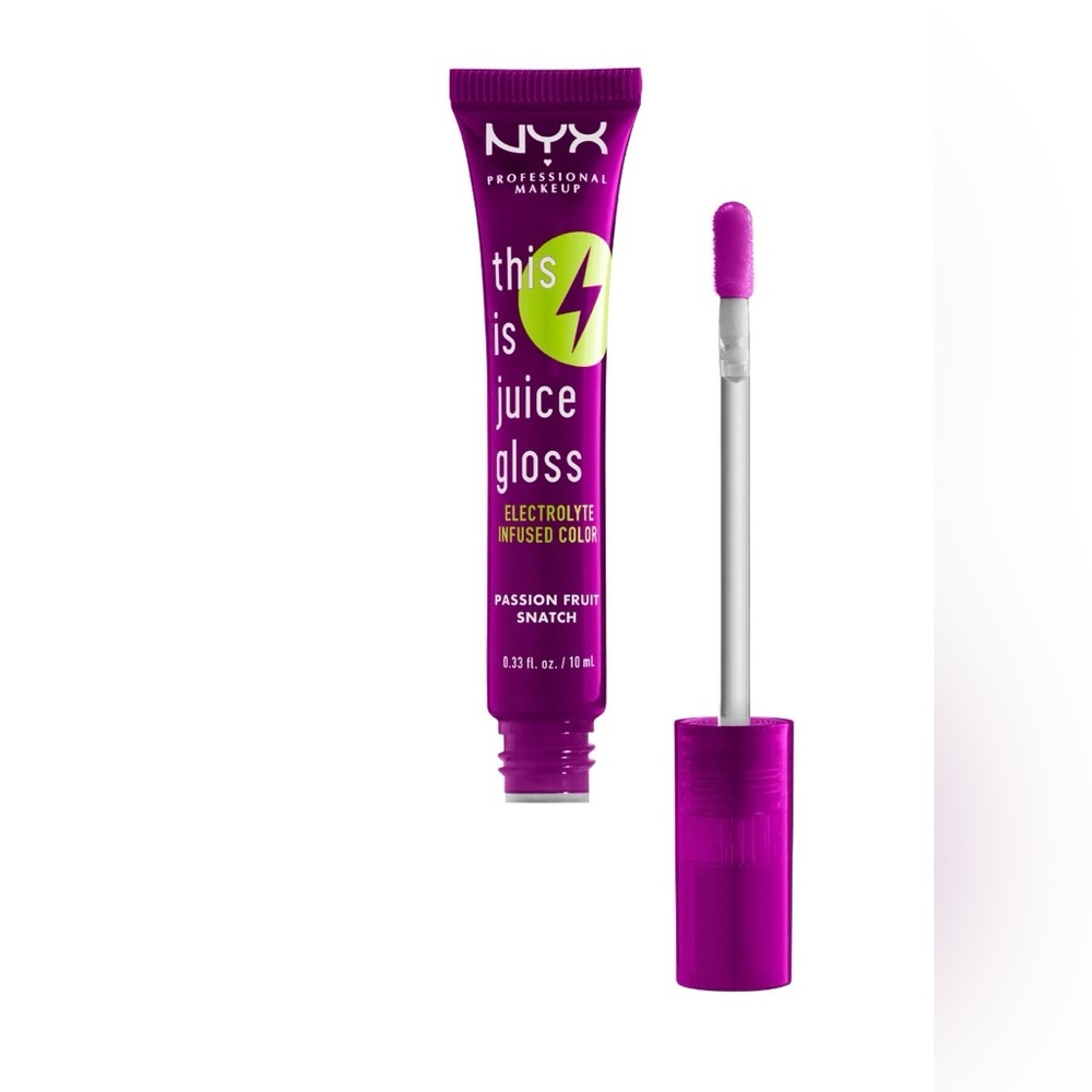 NYX This Is Juice Gloss Lip Gloss Passion Fruit Snatch - Bright Magenta